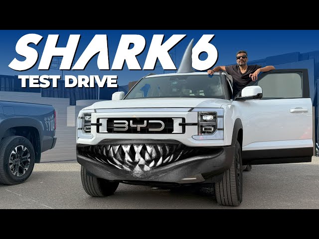 سنيل منج کے ساتھ BYD شارک 6 کی ٹیسٹ ڈرائیو!