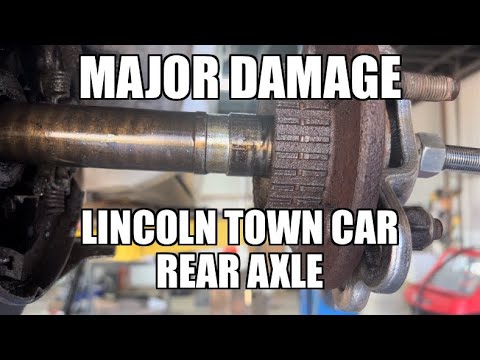 Rear axle bearing replacement, Lincoln Town Car