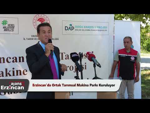 Erzincan’da Ortak Tarımsal Makina Parkı Kuruluyor