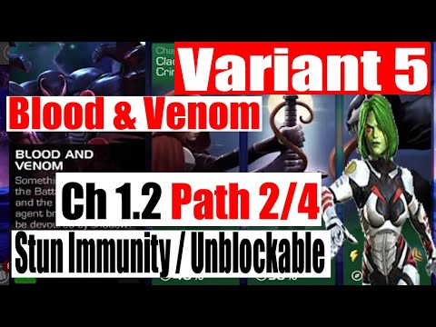 Variant 5 Ch 1.2 Path 2/4 (Stun Immunity/Unblockable) - Marvel Contest of Champions