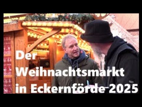 Der - Weihnachtsmarkt - in - Eckernförde - Nov. 2025 --- TV Bericht ---