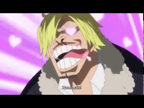sanji funny moment in zou island One Piece Episode 762