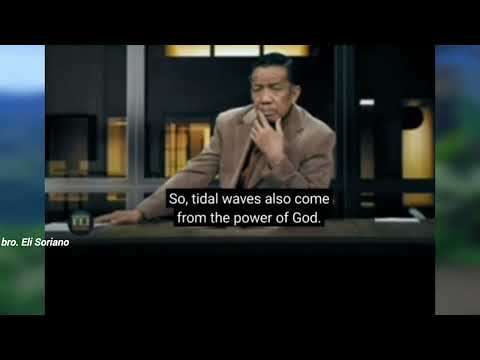 Ang Dios ang nagpalindol, nagpabagyo, nagpa tsunami - Bro Eli Soriano 