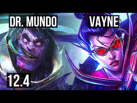 DR. MUNDO vs VAYNE (TOP) | 8/1/6, 300+ games | EUW Master | 12.4