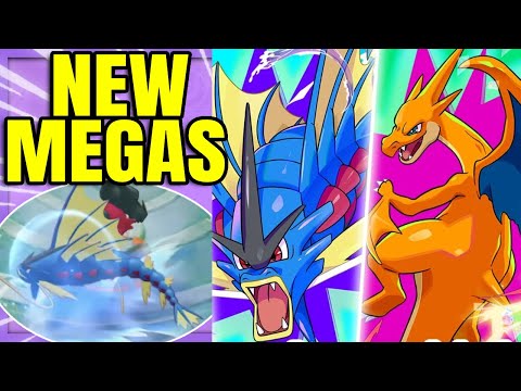 MEGA GYARADOS and MEGA CHARIZARD Y look Insane | Pokemon Unite