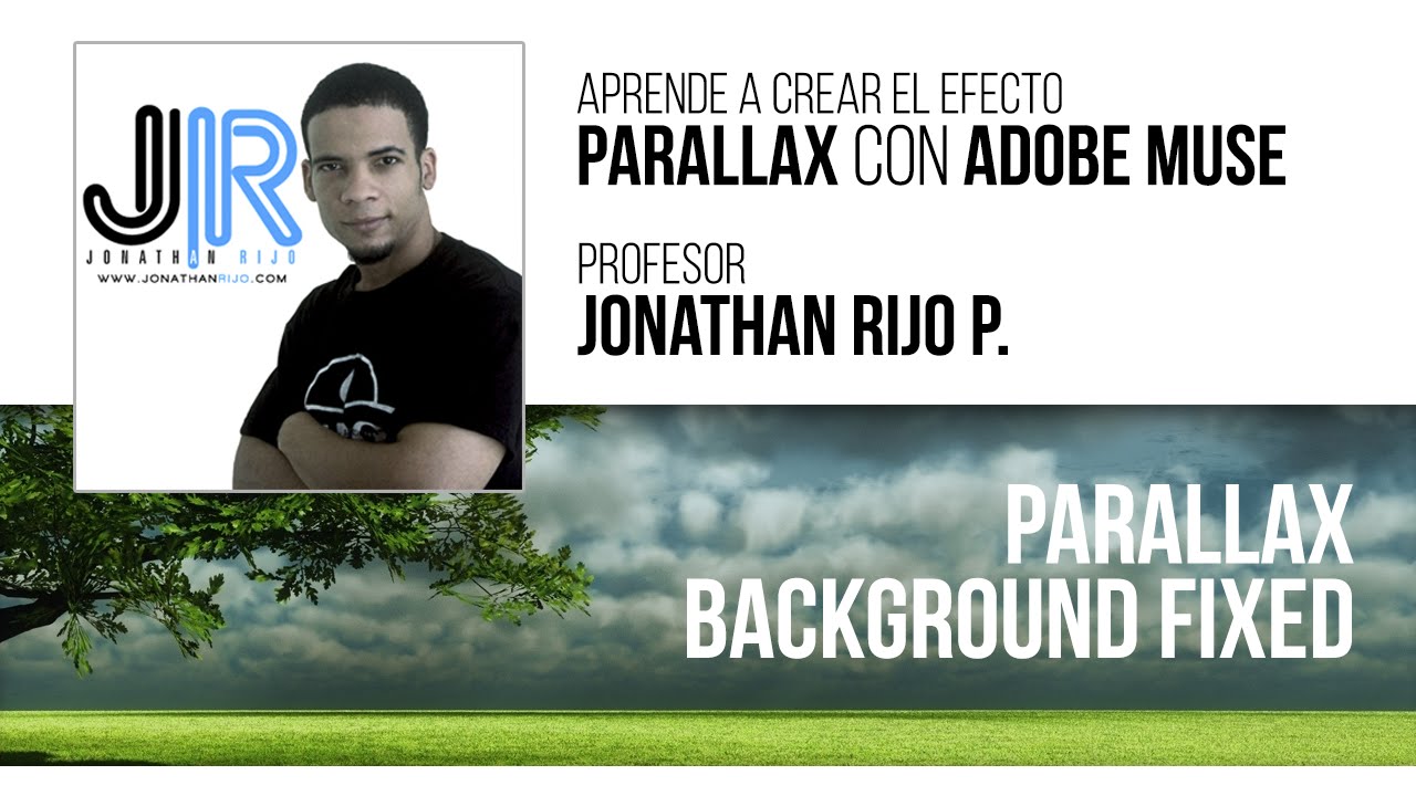Efecto de fondo web Parallax en Adobe Muse