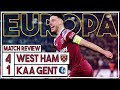 West Ham 4 1 Gent Highlights Discussed Hammers In Conference League Semi Final Paqueta Class