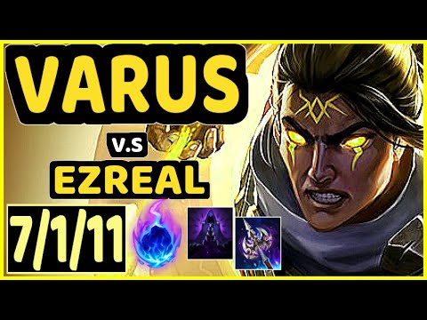 SARKIS (VARUS) vs EZREAL - 7/1/11 KDA BOTTOM ADC GAMEPLAY - BR Ranked GRANDMASTER