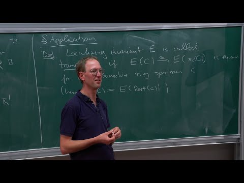 Georg Tamme - 2/3 Localizing Invariants and Algebraic K-theory