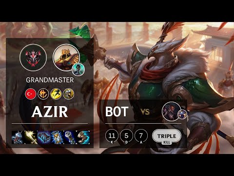Azir Bot vs Lucian - TR Grandmaster Patch 10.16