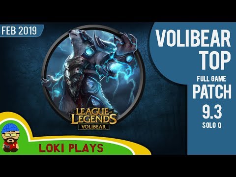 Volibear (vs Jayce) Top Lane - Patch 9.3 - League of Legends - Spinning for the win