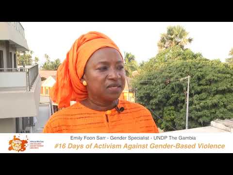 Emily Foon-Sarr, Gender Specialist at UNDA The Gambia shares her #iBelieve message for 16 Days of Activism against GBV