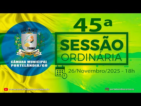 Câmara Municipal de Portelândia-GO está ao vivo!