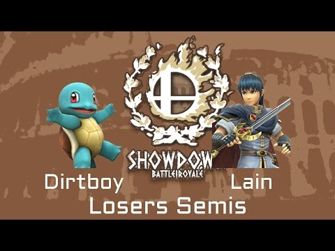 Showdown Project M Singles Losers Semis - Dirtboy (Squirtle) vs. Lain (Marth)