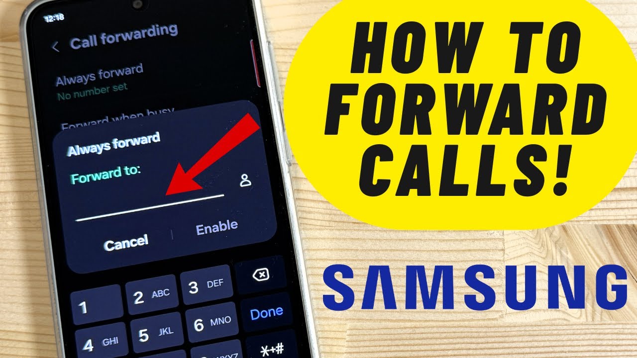 How to REDIRECT (FORWARD) CALLS on Samsung Galaxy