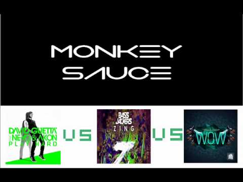 David Guetta - Play Hard vs Bassjackers - Zing vs Yves V - Wow (Monkey Sauce Mashup)