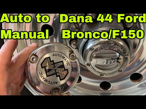Auto to manual hubs conversion. Ford bronco/f150/f250/ranger. How to Install Manual Hubs On Auto hub
