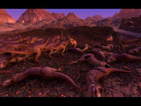 Cuck Norris And 200 T-Rex VS 15000 Zombies!! Ultimate Epic Battle Simulator