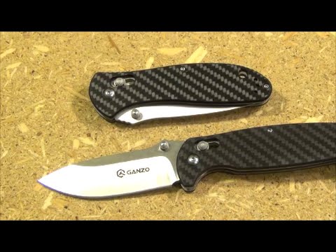 New Carbon Fiber Ganzos, G739 and G741 Folding Knives Video