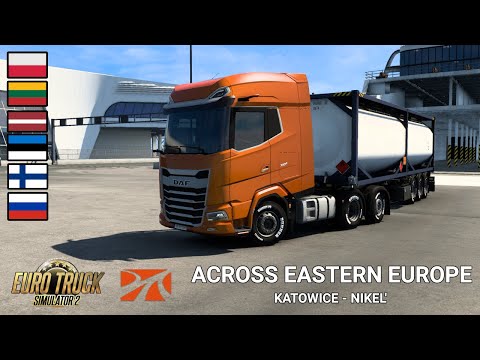 ETS2 ProMods - Across Eastern Europe (Katowice - Nikel') Far Russian North | Around Europe #1