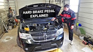 HARD BRAKE PEDAL CAUSE AND FIX