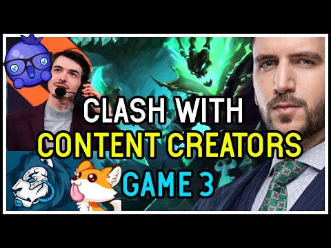 The LAST game of CLASH with Content Creators! League of Legends
