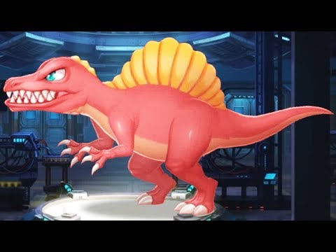 Dino Battle: Spinosaurus Vs Dark T-Rex Vs Iron T-Rex Vs Pteranodon Vs Ankylosaur | Eftsei Gaming