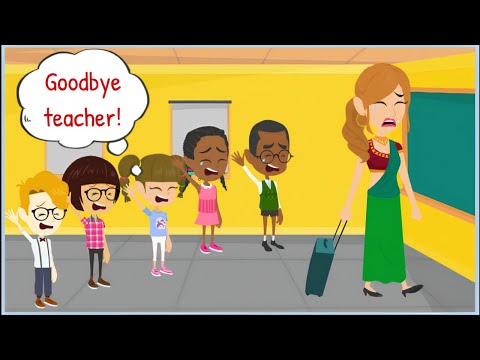 Ms  Sara leaves the school for the last time!