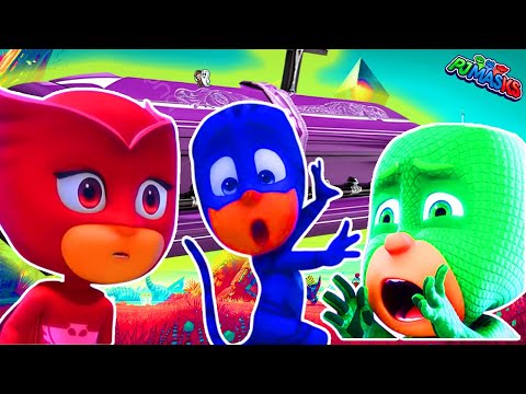 PJ Masks Owlette vs Cat Boy red Coffin Dance Meme Song Cover #487