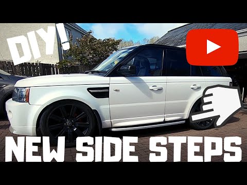 DIY Fitting Side Steps From Ebay onto Range Rover Sport