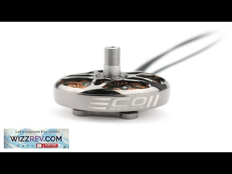 1/4PCS Emax ECO II 2807 6S 1300KV 5S 1500KV 4S 1700KV Brushless Review