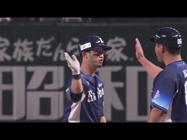 【3回表】チャンスを活かした!! ライオンズ・外崎修汰 センターへの2点タイムリーで大きな先制点!! 2024年7月4日 福岡ソフトバンクホークス 対 埼玉西武ライオンズ