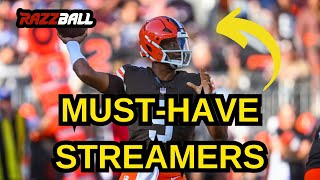 MUST-HAVE Streamers - Fantasy Football Playoff Analysis!