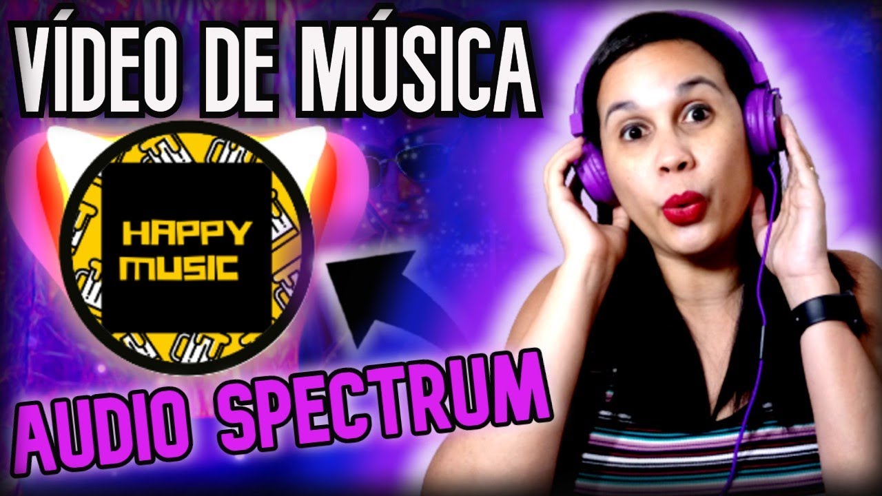 Como Fazer Vídeos com Fotos e Músicas com Grave (AUDIO SPECTRUM) | Sem Direitos Autorais - GRÁTIS