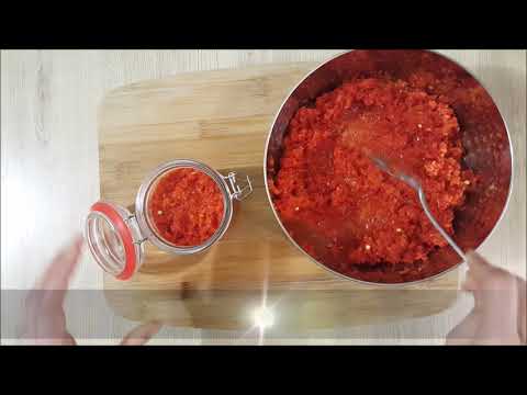 Harissa rouge à la Marocaine