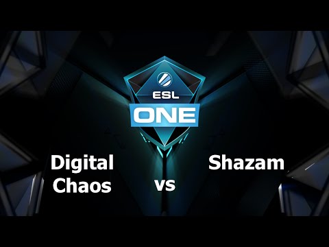 Shazam vs Digital Chaos Game 1 - ESL One Frankfurt AM - @GBCasts @scantzor