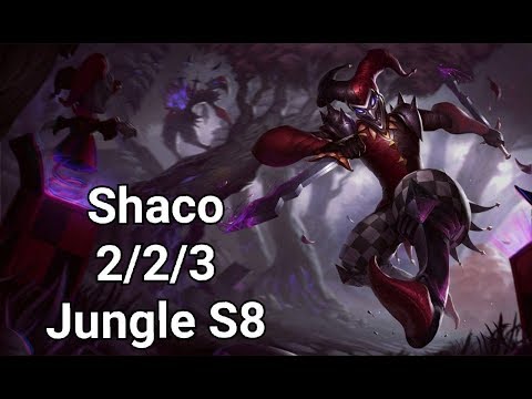 League of Legends - Shaco Jungle S8 | Full Gameplay No Commentary