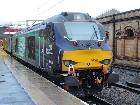DRS 47501 & 68002 'Intrepid' on 5Z70 Crewe to Carlisle at Crewe 5/2/2014