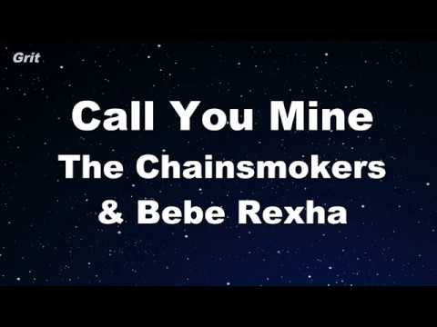 Call You Mine - The Chainsmokers, Bebe Rexha Karaoke 【No Guide Melody】 Instrumental