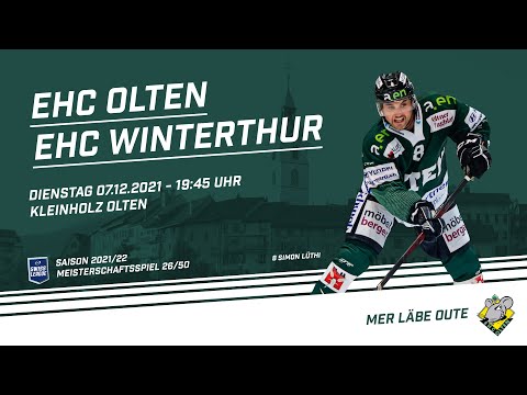 7.12.2021 EHC Olten - EHC Winterthur 5:0