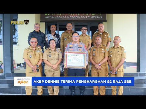 92 RAJA SBB BERI ANUGERAH POLISI HUMANIS KEPADA AKBP DENNIE ANDREAS DHARMAWAN