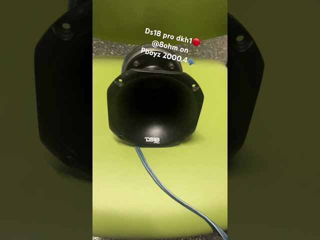 Vídeo relacionado con DS 18, Pro-DKH1 PRODKH1 Driver de compresión de bocina Cuadrada 16,2 x 16,2 cm 320 vatios rms 640 vatios máx 8 ohmios 108 dB, Bobina móvil de 2,03 inch, 1 Pieza