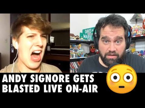 Feminist SJW Fights Andy Signore During Live Show!
