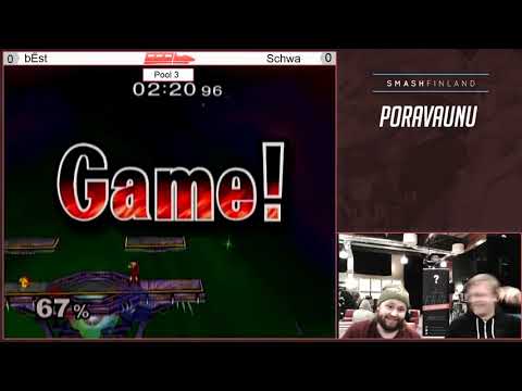 Poravaunu 6 - Melee Singles - Pools - bEst(Young Link) vs Schwa(Jigglypuff)
