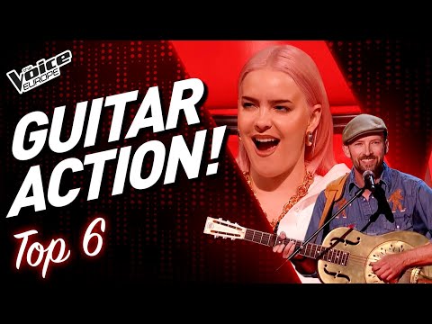AMAZING GUITAR Blind Auditions on The Voice! | TOP 6