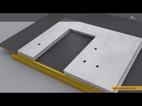 Alstone Kosove - Procesi per te ndertuar nje shtepi te parafabrkuar betoni.