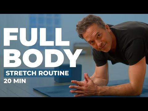 20 Min Full Body Stretch Routine for Flexibility: Limber Up Hips, Spine, Inner Thighs!