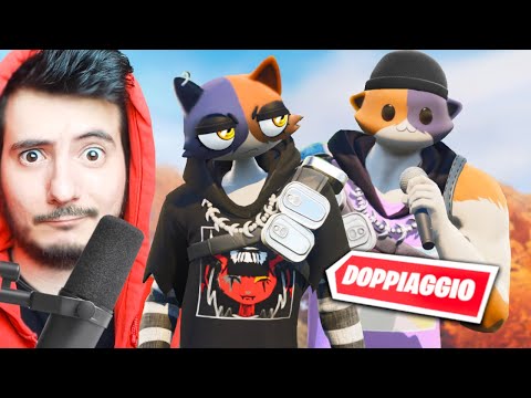 DOPPIARE LE SKIN DI FORTNITE IN TEMPO REALE 🎤 Stagione 4 - Pazzox