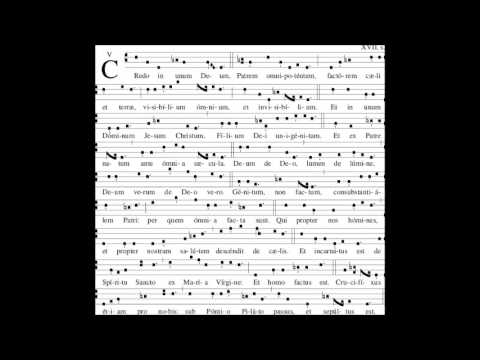 Credo 3 (iii)  - Gregorian Chant