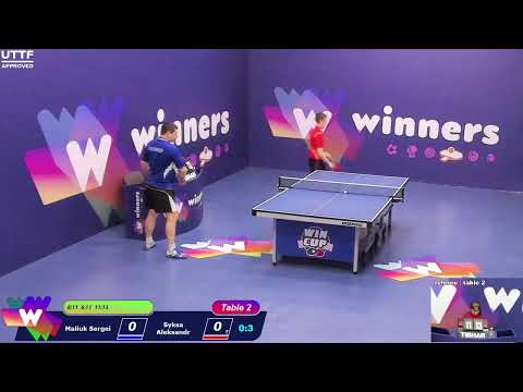 WINners CUP table 2  02.02  Maliuk Sergei - Syksa Aleksandr  21:30